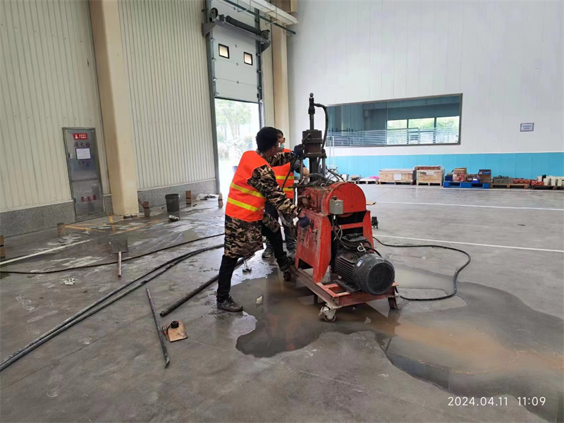 泰宁厂房地面下沉塌陷注浆加固施工